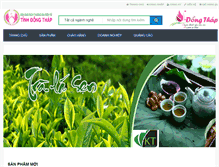 Tablet Screenshot of dongthaptrade.com.vn